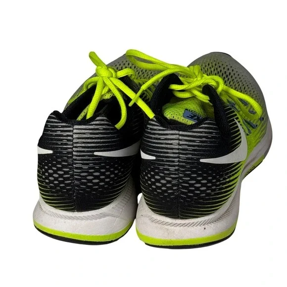 Nike Air Zoom Pegasus 33 Womens 11 Gray Volt Running Trainer Gym Athletic Shoe - Picture 3 of 7
